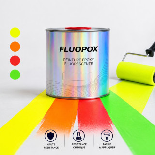 Pintura epoxi fluorescente para suelos, escaleras, entrep&oacute;sitos y locales de uso p&uacute;blico