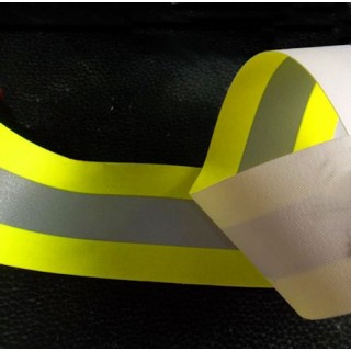 Cinta reflectante amarillo fluor para coser