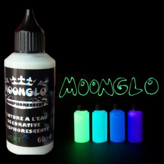 Pintura fosforescente al agua Moonglo 60ml