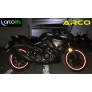 Pegatina de llantas reflectante ARCO para moto
