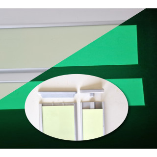 Perfil de señalización de aluminio fotoluminiscente para parte inferior