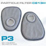 Cartucho filtrante P3 para máscara respiratoria profesional para pintura y lijado