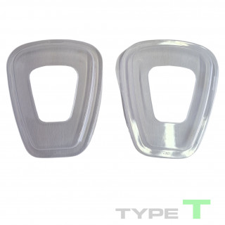 Tapa de sujeci&oacute;n para prefiltro de m&aacute;scara de pintura para coche profesional, 2 unidades